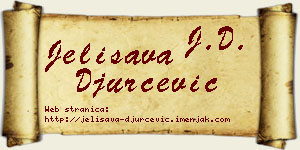 Jelisava Đurčević vizit kartica